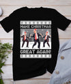 Santa Trump Dance Make Christmas Great Again Ugly Sweater T-Shirt