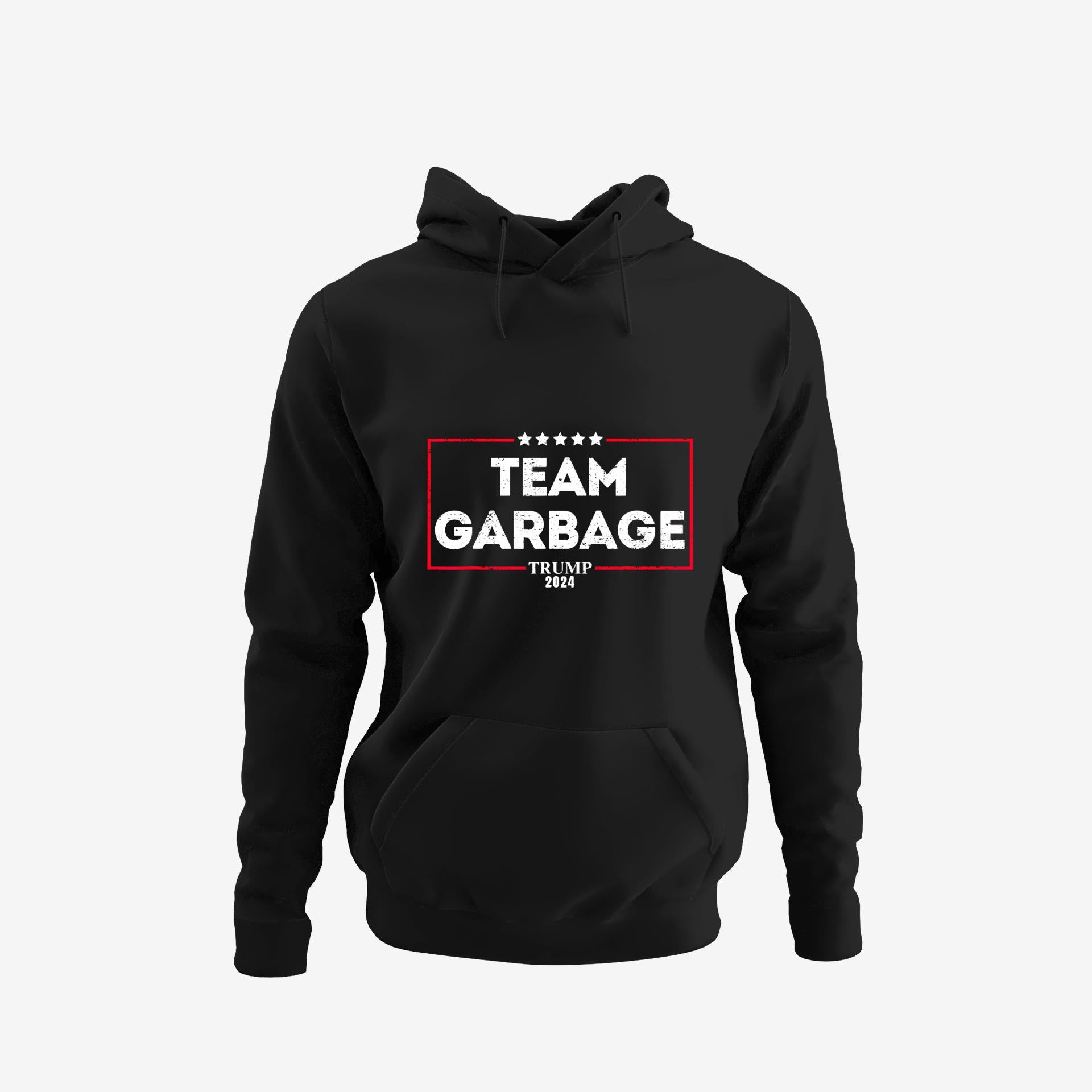 Vintage Team Garbage For Trump 2024 Hoodie