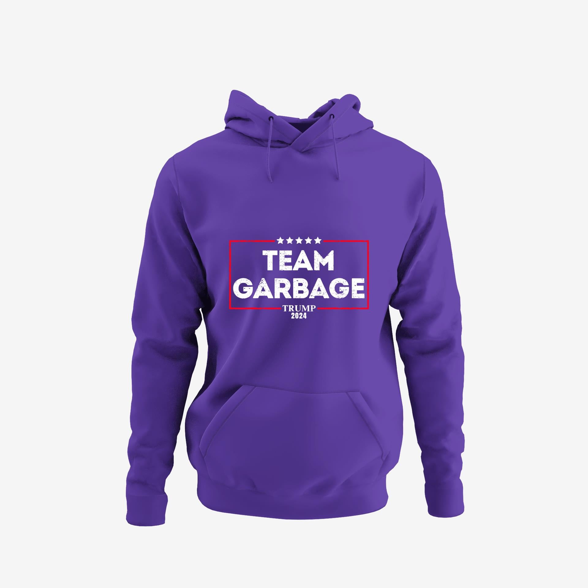 Vintage Team Garbage For Trump 2024 Hoodie