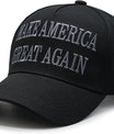 Donald Trump 45-47 Never Surrender MAGA Hat Make America Great Again Slogan with USA Flag Adjustable Baseball Cap Black