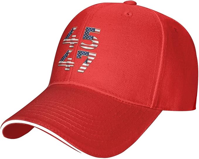 Trump 2024 President Hat Trump 45 and 47 American Flag 45 47 Trump Hat Pro Trump 2024 Baseball Cap Funny Trucker Hat