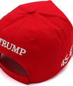 Trump 2024 Hat 45-47 MAGA Hat Make America Great Again Donald Trump Slogan with USA Flag Embroidery Adjustable Baseball Cap